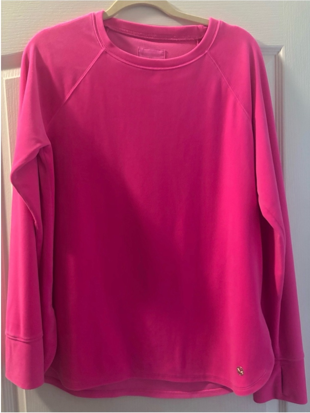 Lilly Pulitzer Blythe Velour Luxletic Top